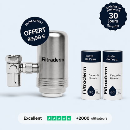 FiltraDerm® Filtre à Eau du Robinet