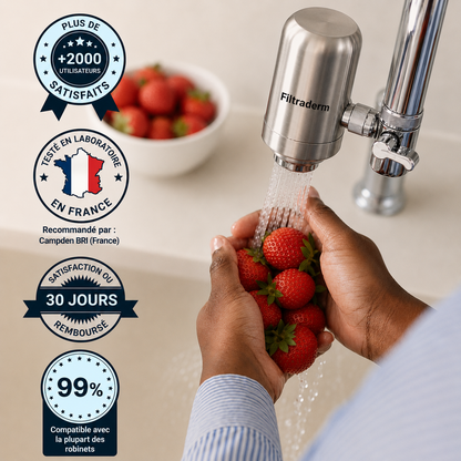 FiltraDerm® Filtre à Eau du Robinet